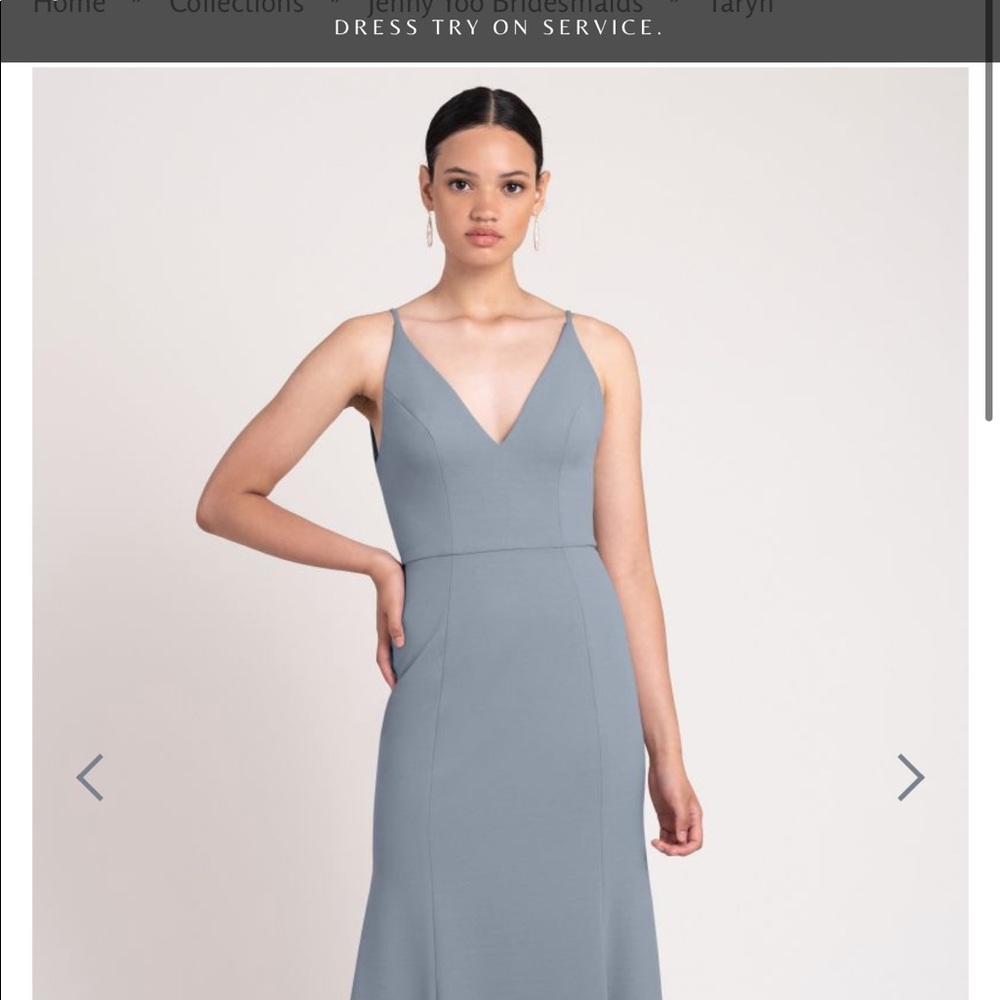 Jenny Yoo Mayan Blue size 4 - Crepe Material
